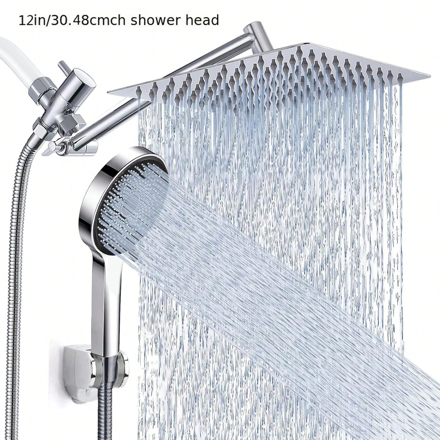 High Pressure Shower Head Handheld - Badezimmer-Regenduschkopf 8/10/12