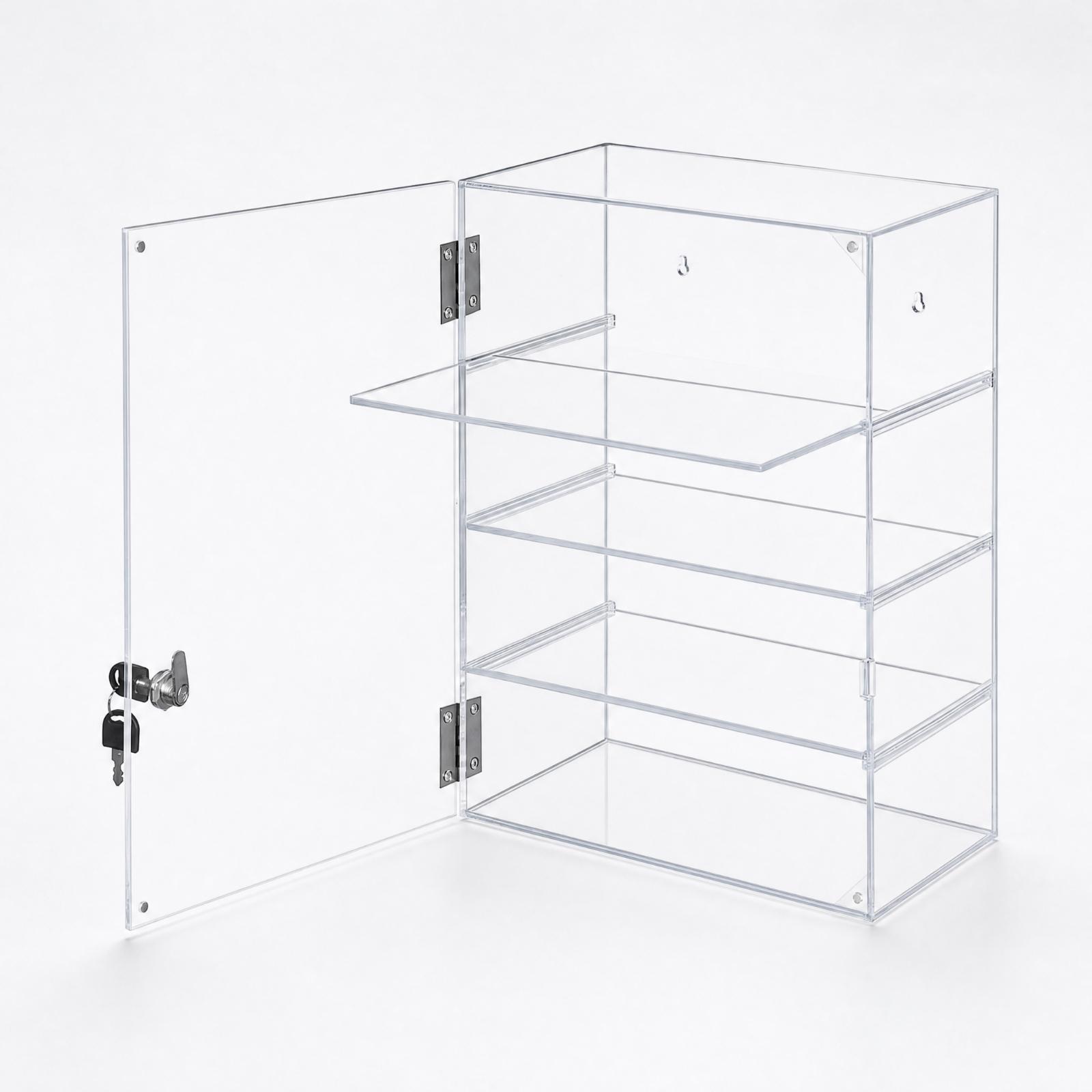 Storage & Organization - Klare Acryl-Sammelbox mit Scharnier-Tür für Figuren