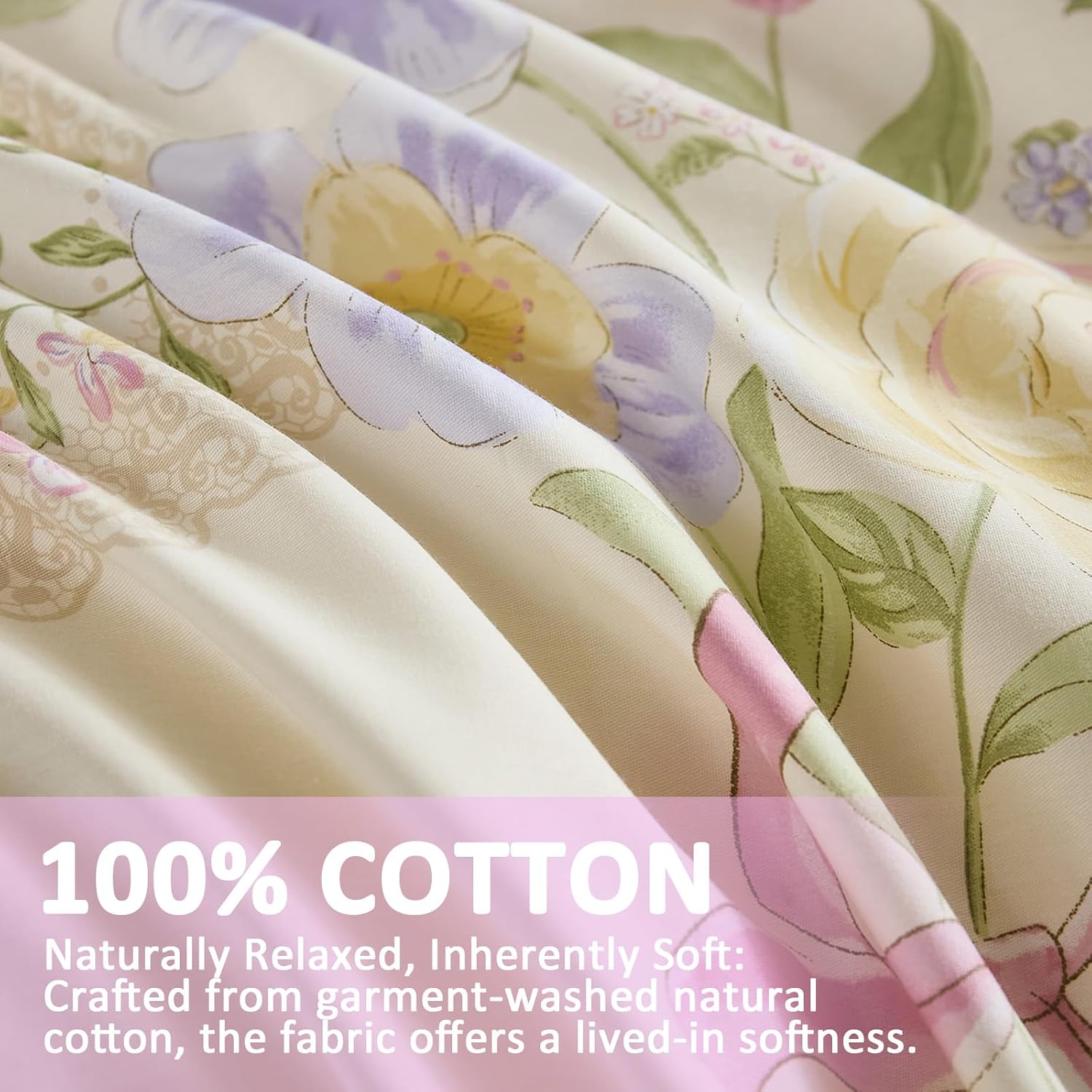 Blumenmuster-Bettbezug für Que – Aesthetic Floral Duvet Cover Bewertung und Preis