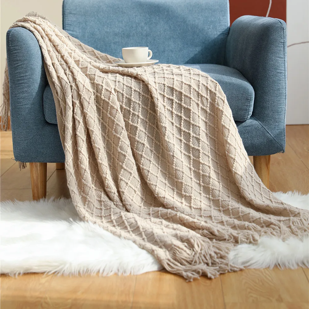 Textile City Diamant-Strickdec – Boho Throw Blanket Fringe Bewertung und Preis
