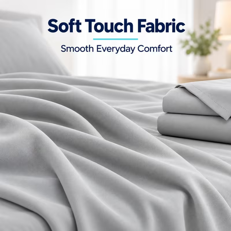 3/4-teiliges Bettwäsche-Set, w – Fitted Bed Sheets Deep Pocket Bewertung und Preis