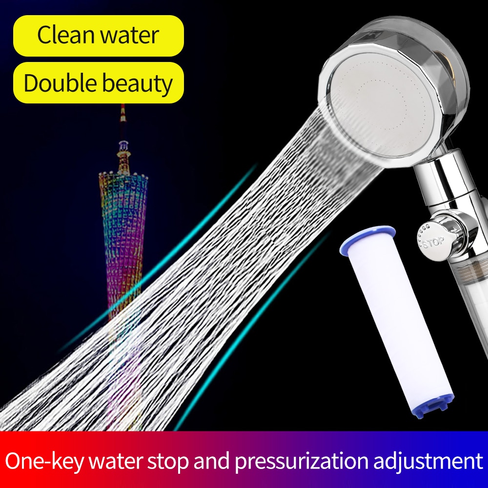Neue propeller angetriebene Du – High Pressure Shower Head Handheld Bewertung und Preis