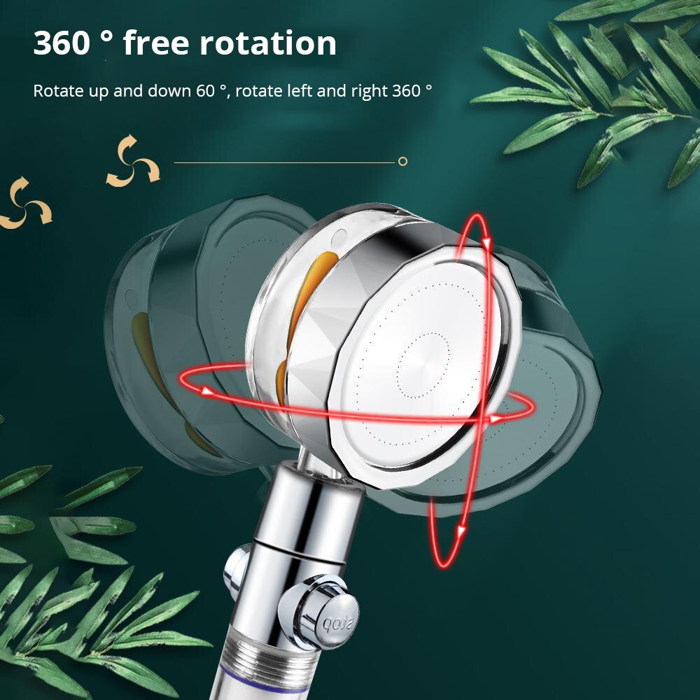 Neue propeller angetriebene Du – High Pressure Shower Head Handheld Bewertung und Preis