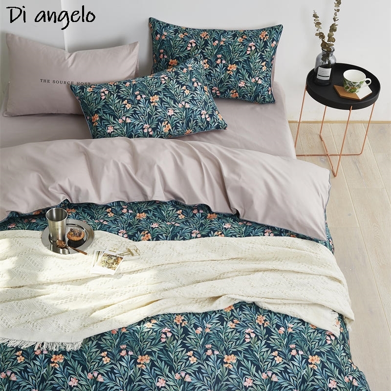 600TC Ägyptische Baumwolle RU  – Aesthetic Floral Duvet Cover Bewertung und Preis