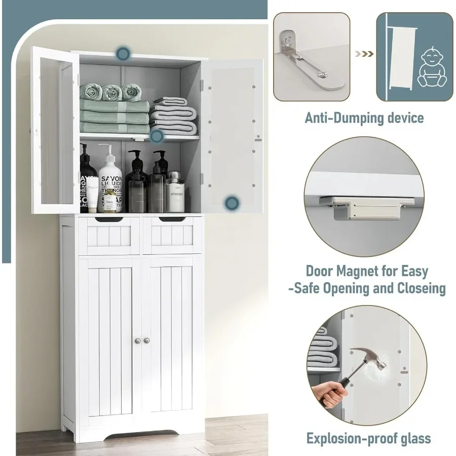 67 cm hoher Badezimmerschrank, – Storage & Organization Bewertung und Preis