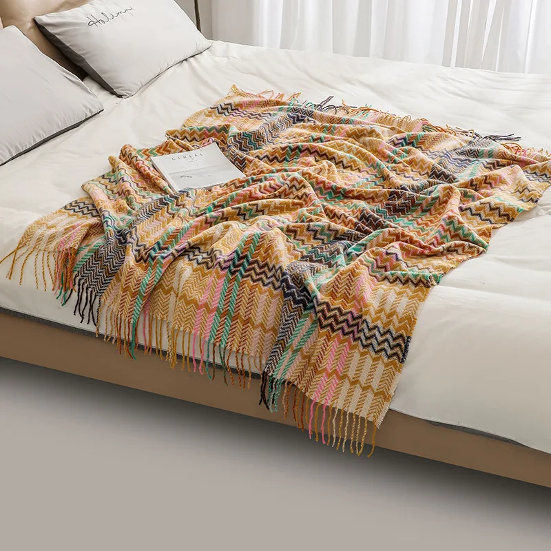 Boho-Wellen-Wurfdecke mit Quas – Boho Throw Blanket Fringe Bewertung und Preis